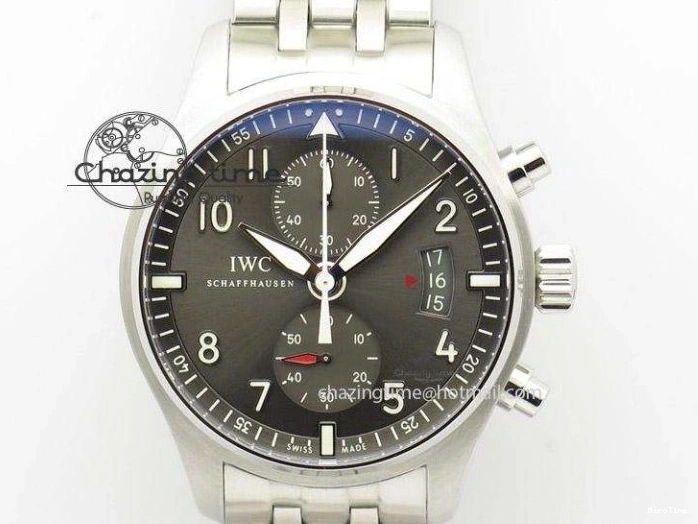 MIROTIME 0124 Affordable Big Pilot IW329703 M+F 1:1 Best Edition Black Dial on Black Nylon Strap MY 7004